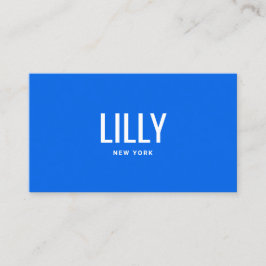 コルバはっきりしたルモダントブルー 名刺