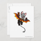 コルバト幽霊のよく出るウッズ選手 ポストカード (正面/裏面)