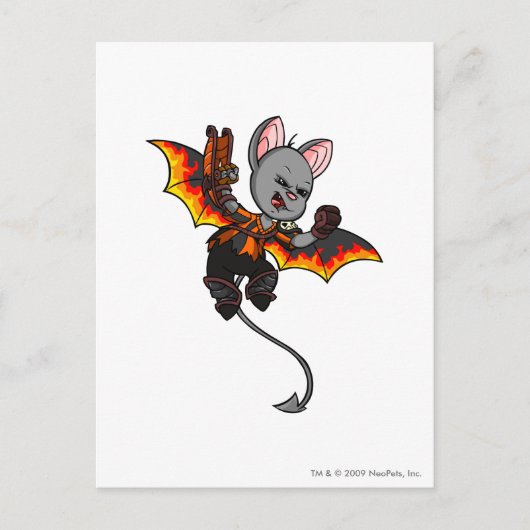 コルバト幽霊のよく出るウッズ選手 ポストカード (正面)