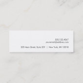 コルバルトブルーバタフライ自然 スキニー名刺 (裏面)