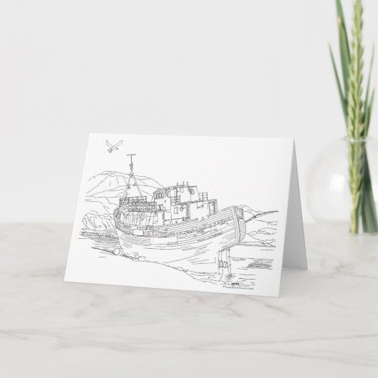 コルパック難破船スコットランド カード (正面)