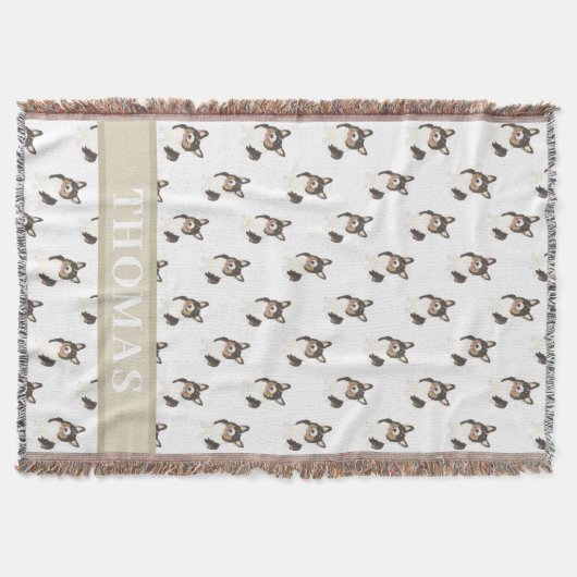 コルパーソナライズされたギ スローブランケット (正面)