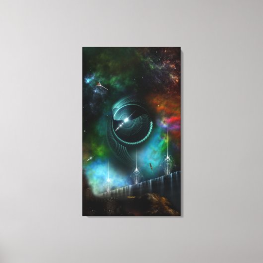 コルビウスのフラクタルキャンバスプリントプリント キャンバスプリント (正面)