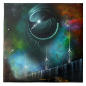 コルビウスのフラクタル・アート・タイルの飛行 タイル (正面)