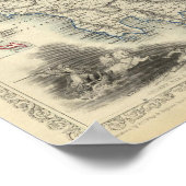 コルフとスタンパリアのインセットマップを持つギリシャ ポスター (角)