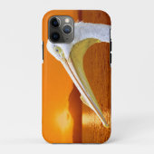 コルフのアメリカの白いペリカンの夕日 Case-Mate iPhoneケース (裏面)
