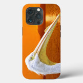 コルフのアメリカの白いペリカンの夕日 Case-Mate iPhoneケース (裏面)