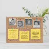 コルフェイクク式掲示板パーティー招待状 招待状 (スタンド正面)