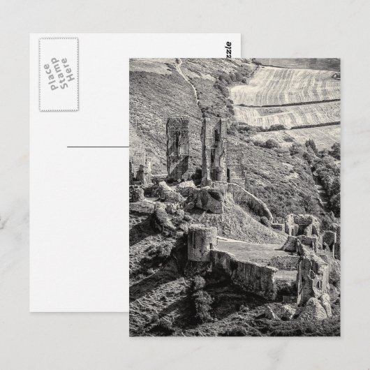 コルフェ城 ポストカード (正面/裏面)