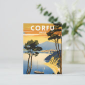 コルフギリシャヴィンテージ ポストカード (スタンド正面)