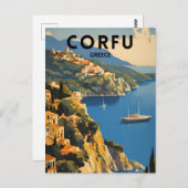 コルフギリシャ ポストカード (正面/裏面)