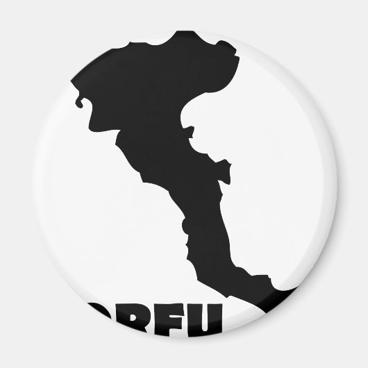 コルフコルフギリシャ島 マグネット (正面)