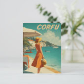 コルフ島 50年代 レトロ ポストカード (スタンド正面)