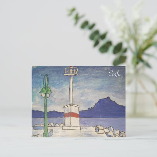 コルフ旧要塞はがき ポストカード (スタンド正面)