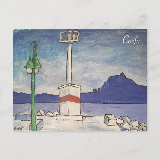 コルフ旧要塞はがき ポストカード (正面)