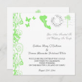 コルフ結婚式招待状 招待状 (正面/裏面)