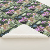 コルフ薄紫野草 シェルパブランケット (3/4)