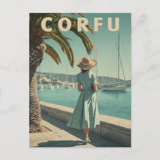 コルフ50年代ヴィンテージ旅行 ポストカード (正面)