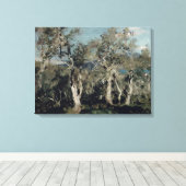 コルフ、オリーブ1912年 キャンバスプリント (インサイチュ (ウッドフロア))
