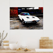 コルベクールットクラシックヴィンテージカーポスターアート ポスター (キッチン)