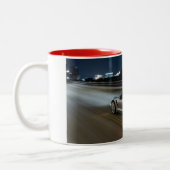 コルベットのアカエイのコーヒー・マグ ツートーンマグカップ (左)