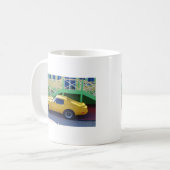 コルベットのクラシックなアカエイ コーヒーマグカップ (正面左)