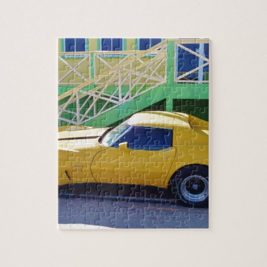 コルベットのクラシックなアカエイ ジグソーパズル (縦)