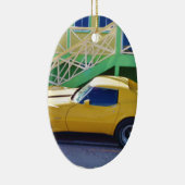 コルベットのクラシックなアカエイ セラミックオーナメント (右)