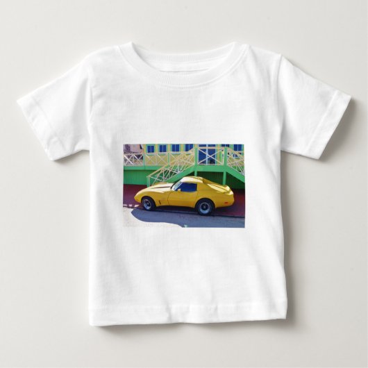 コルベットのクラシックなアカエイ ベビーTシャツ (正面)
