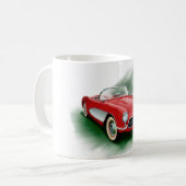 コルベットのマグ コーヒーマグカップ (正面左)