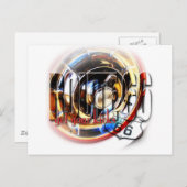 コルベットの帽子 – ルート66 ポストカード (正面/裏面)