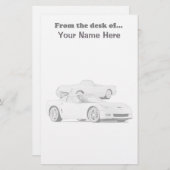 コルベットの文房具 便箋 (正面/裏面)