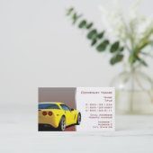 コルベットの裏側の名刺 名刺 (スタンド正面)