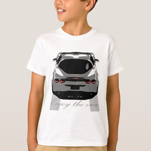 コルベットは"眺めを楽しみます。" Tシャツ (正面)