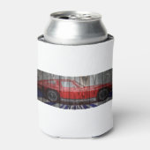 コルベットスティングレイオンバーンウッドデザイン 缶クーラー (缶正面)