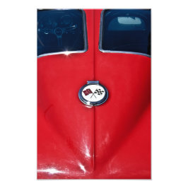 コルベット分割ウィンドウ フォトプリント           