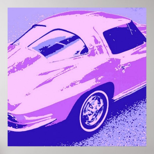 コルベット分割ウィンドウ ポスター (正面)