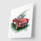 コルベット時計 スクエア壁時計 (傾斜)