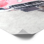 コルベット絵画デジタル ポスター (角)