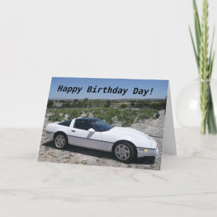 コルベット誕生日デイカード カード
