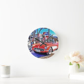 コルベット66 ラウンド壁時計 (ホーム)