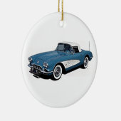 コルベット/メリークリスマスのバックセラミックオーナメント セラミックオーナメント (右)