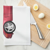 コルベット: リンゴ飴の終わり キッチンタオル (四つ折り)