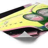 コルベット。「美しいプリントを壁に取り付けて」 ポスター (角)