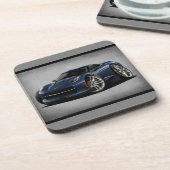 コルベットC7夜競争の青い特集号6のセット コースター (左側)