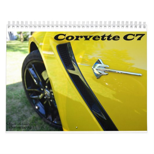 コルベットC7 カレンダー (カバー)