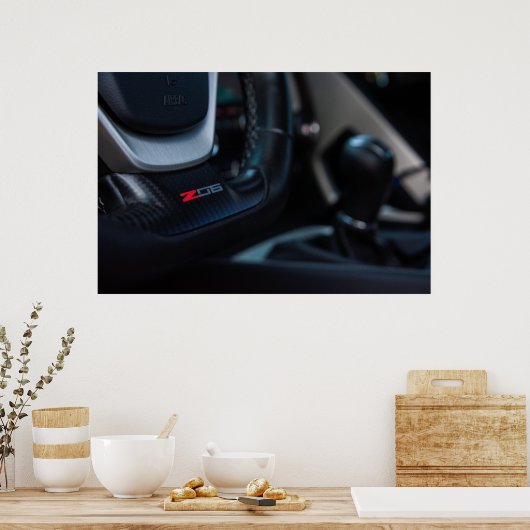 コルベットC7 Z06 ポスター (キッチン)