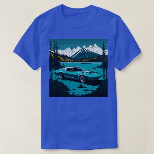 コルベットStingray 1970 Tシャツ (デザイン正面)