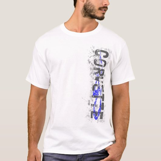 コルベットVertの青いv2 Tシャツ (正面)