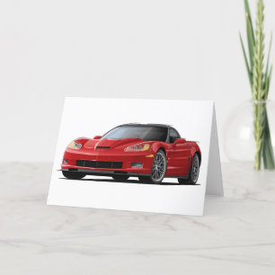 コルベットZR1の赤車 カード